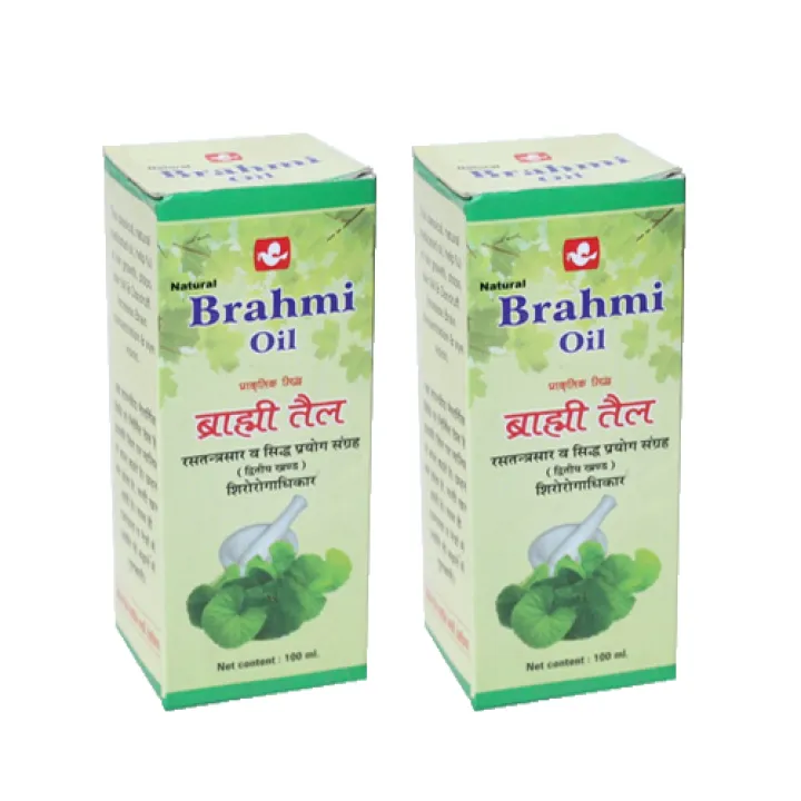 Natural Brahmi Oil -100*2=200 ml