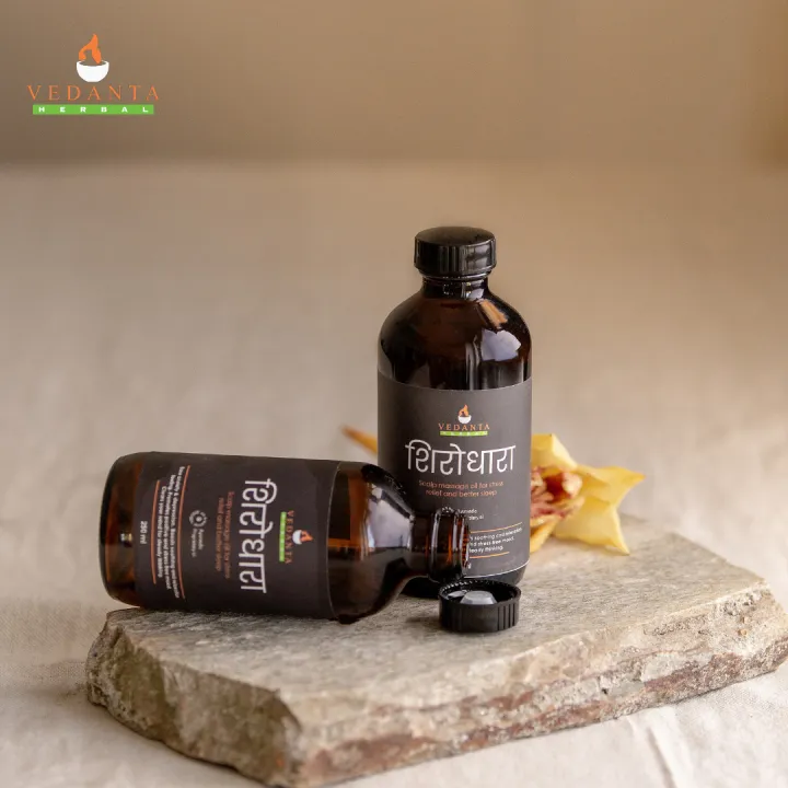 Shirodhara Scalp Massaging Oil for Stress Relief and Better Sleep (250ml)